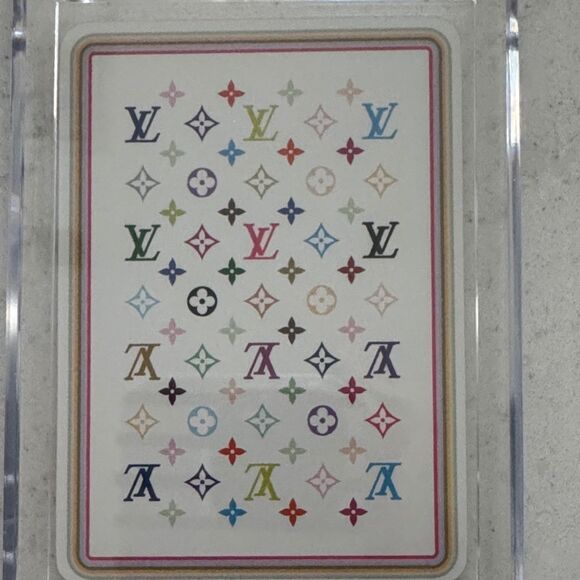 Louis Vuitton Takashi Murakami Monogram Playing Card - 7 Of Diamonds - Picture 3 of 7